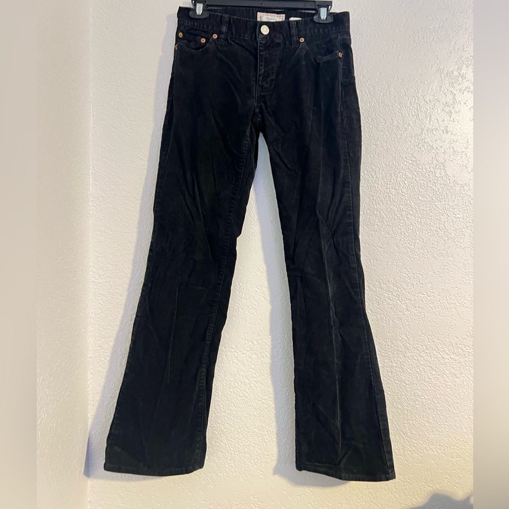 low rise corduroy jeans